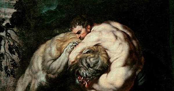 Faces of Nightmare Through History: Hercules Fighting the Nemean Lion by  Rubens
